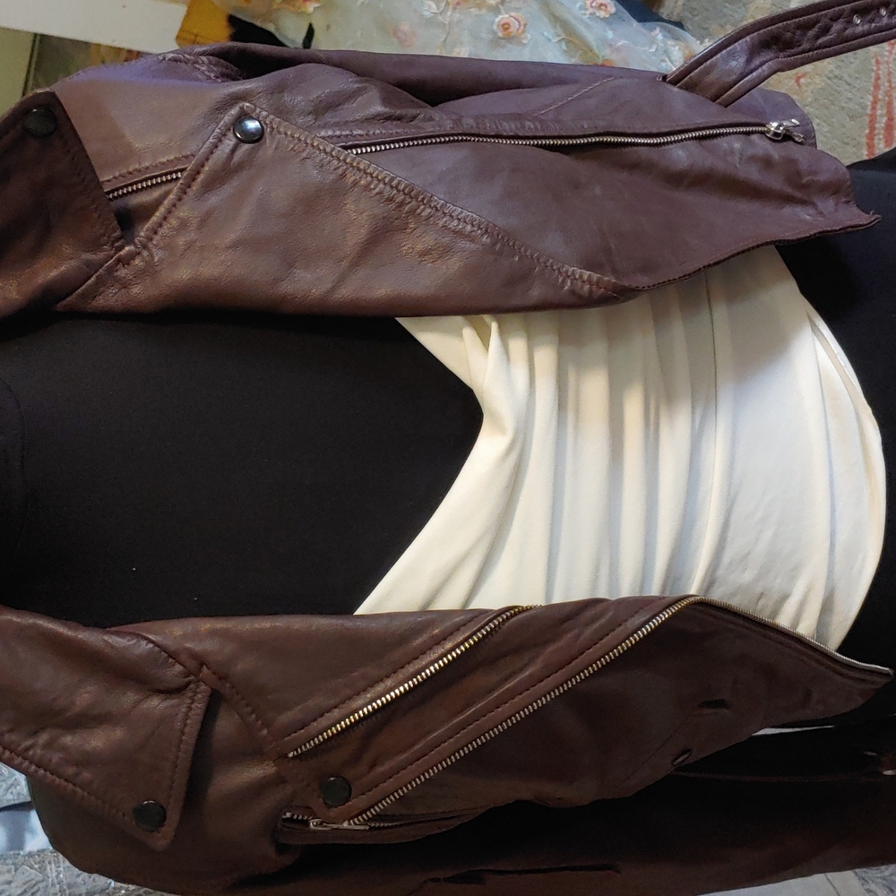Romeo+Juliet Sheepskin Leather Jacket